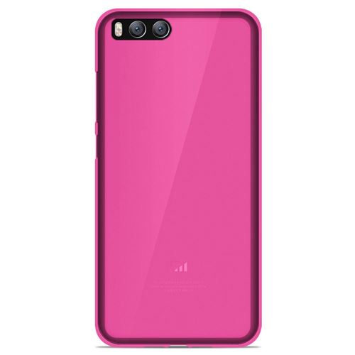 Coque pour Xiaomi Mi6 Silicone Gel givré - Rose Translucide
