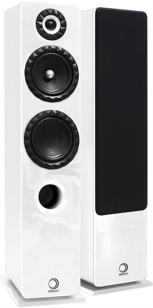 Elipson Blanc Prestige Facet 14F Enceinte Colonne (Une Unité)