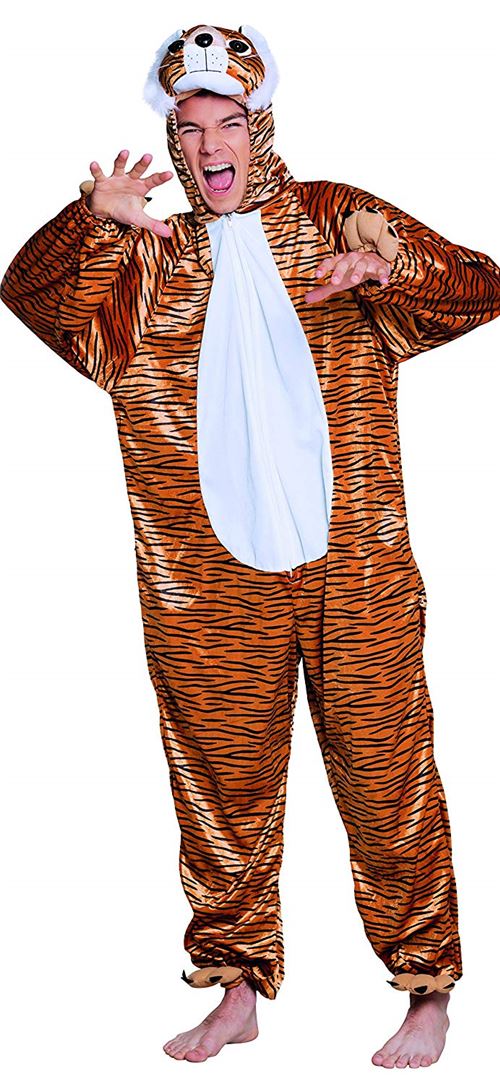 Boland Costume combinaison peluche Animal max 1,65 m Marron/noir