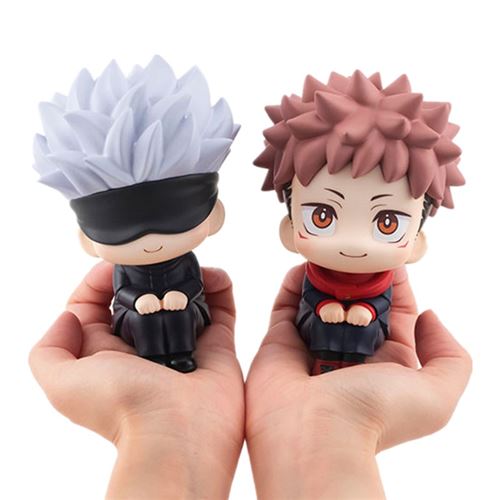 Set de 2 pièces Figurines Delicate Jujutsu Kaisen Itadori Yuji Gojo Satoru 11cm