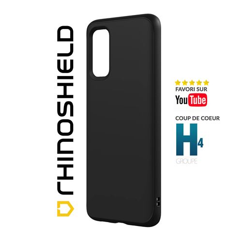 Coque SolidSuit RhinoShield pour Samsung Galaxy S20 - Noir Classic