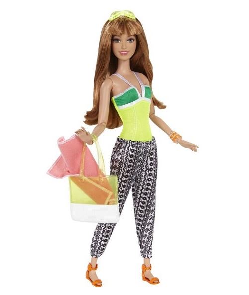 Poupée barbie : mode été : summer mattel