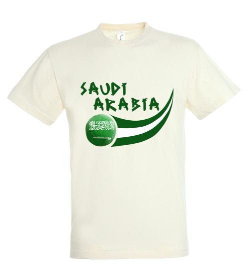 Supportershop Arabie Saoudite T-Shirt Adulte, Blanc, FR : 2XL (Taille Fabricant : XXL)