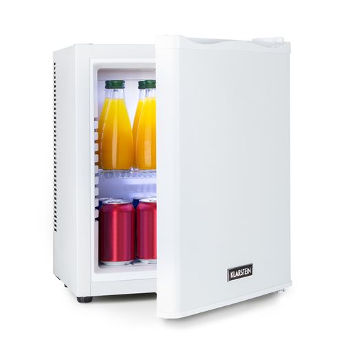 Klarstein Happy Hour 19 Mini Bar 19 L 5-15°C Cee G Sans Bruit 0 Db Éclairage Led Blanc