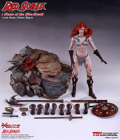 Figurine Phicen TbLeague - Red Sonja: Scars of the She-Devil