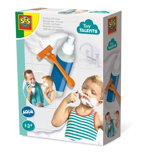 SES Creative Raser dans l'orange du bain