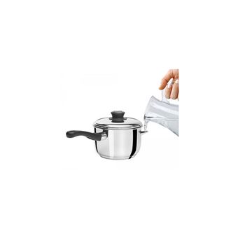Casserole Bain-marie Artame 16 Cm - Inox Avec Couvercle - Cuisson Douce Et Homogène - Made In Portugal