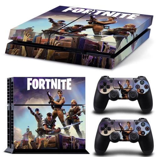 Autocollant Stickers Skin de Protection pour Console et Manette Sony Playstation PS4 - Fortnite #41