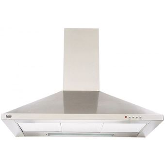 Beko CWB9441XNH - Hotte - hotte décorative - largeur : 89.8 cm - profondeur : 49 cm - evacuation & recyclage - acier inoxydable - 1