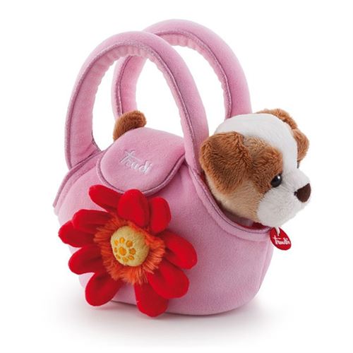 Trudi Câlin Chien dans le sac 20 cm rose