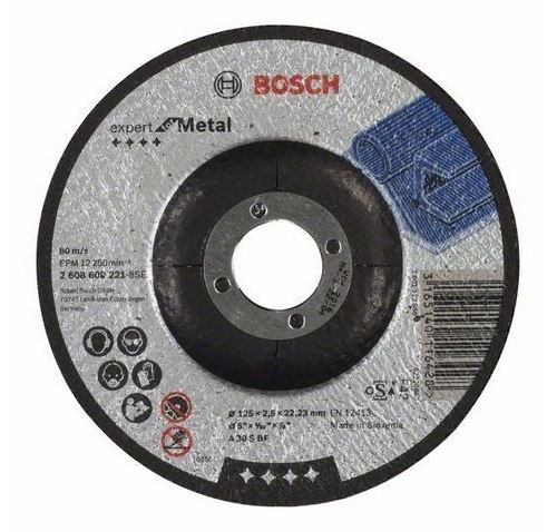 Bosch Expert 2608600221 Disque à Tronçonner à Moyeu Déporté Expert For Metal A 30 S Bf 125 Mm 2,5 Mm