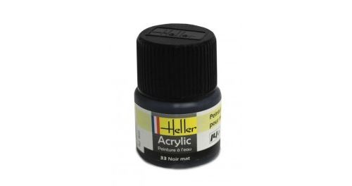 Heller Multicolore Peinture Acrylique Noir Mat 9033 - Image 1