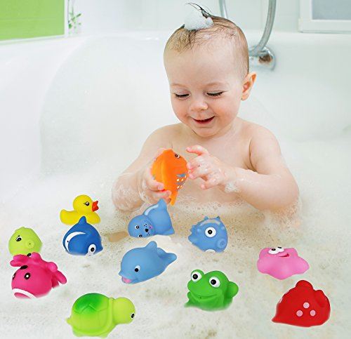 Assortiment de gicleurs de bain colorés Click N 'Play (paquet de 12)