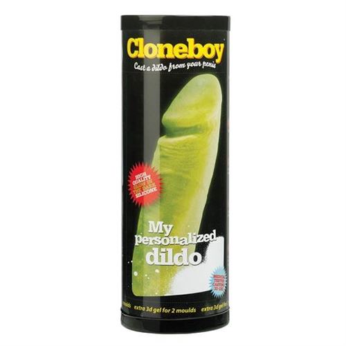 CLONEBOY - Gode Réplique de Pénis à Fabriquer, Sextoy Brillant en Silicone Hypoallergénique, Phosphorescent
