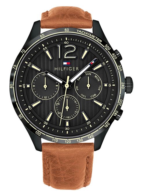 Tommy Hilfiger Montre Cuir Marron pour Homme-1791470