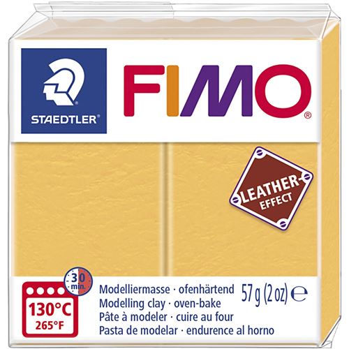 Staedtler Fimo effet d'apprentissage modelage argile argile safran jaune
