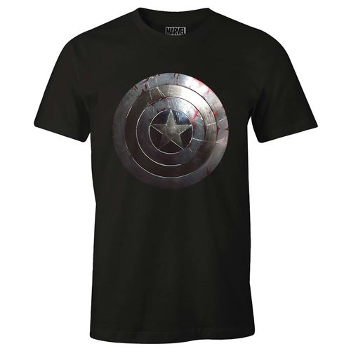 Tshirt homme Captain America - Captain Shield Silver - Legend Icon