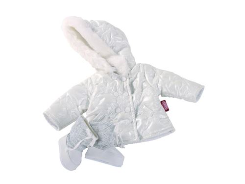 Manteau blanc bottes Gotz poupée 45-50cm