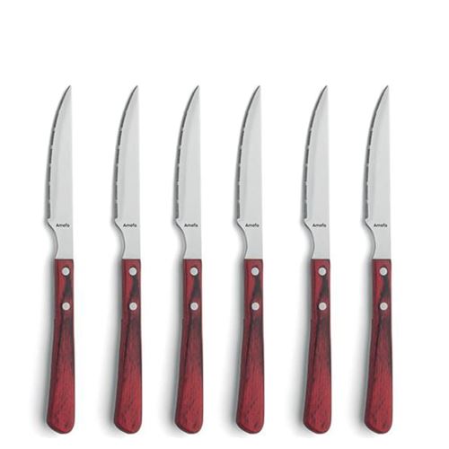 Amefa Set de couteaux à steak Brasero 6 pcs