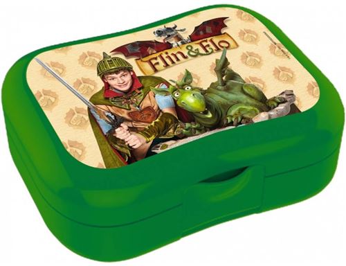 Studio 100 Poubelle Flin et Flo 15 x 12 cm vert