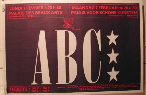 Acheter ABC - 56x86 cm - AFFICHE / POSTER État correct - 17,99 € ABC - 56x86 cm - AFFICHE / POSTER État correct - N/A reconditionné disponible sur Fnac