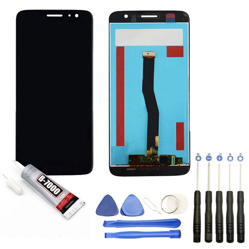 Visiodirect® Ecran complet: Vitre + LCD compatible avec Huawei Nova Plus Taille 5.5 NOIR+ Kit outils + Colle B7000 Offerte