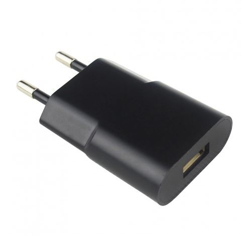 Chargeur Secteur 1xUSB 1A Noir