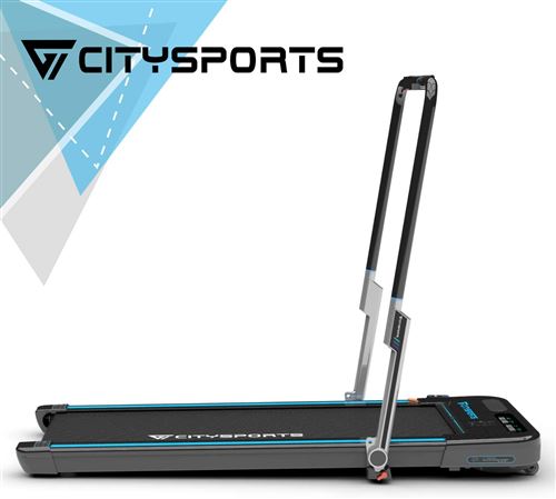 Tapis de marche et de course pliable CITYSPORTS WP3 - Moteur silencieux 440W 1.5cv, jusqu'à 6 km/h