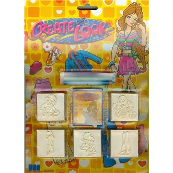Multiprint jeu de couleurs Créez votre look 9 pièces jaune - 1