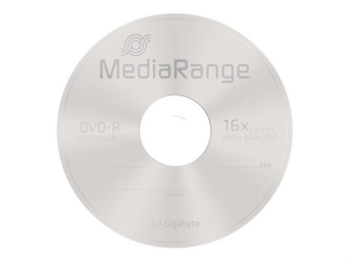 MediaRange - 25 x DVD-R - 4.7 Go (120 minutes) 16x - spindle