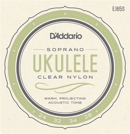 Daddario D'addario And Co Ej65s Soprano Cordes Pour Ukulélé