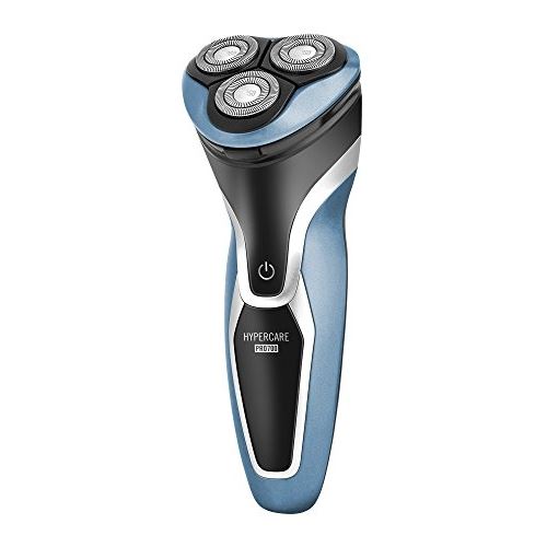 Teesa tsa0515 rotation rasoir hypercare eau et à sec, classe de protection ipx7, noir bleu blanc
