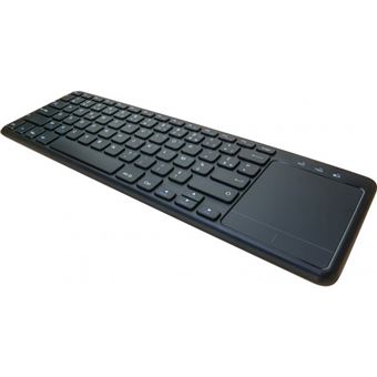 CONECTICPLUS Clavier d'ordinateur sans fil avec toucad noir - 1