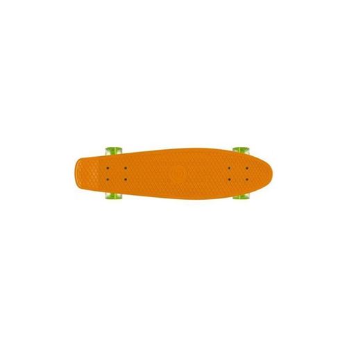 PROHIBITION Skateboard 28' Retro Plastic W/ L0000 - Roues Lumineuses - Orange