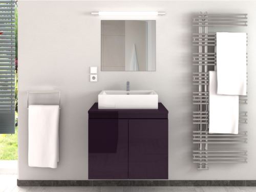 Meubles De Salle De Bain Lavita Ii Suspendus Avec Simple Vasque Et