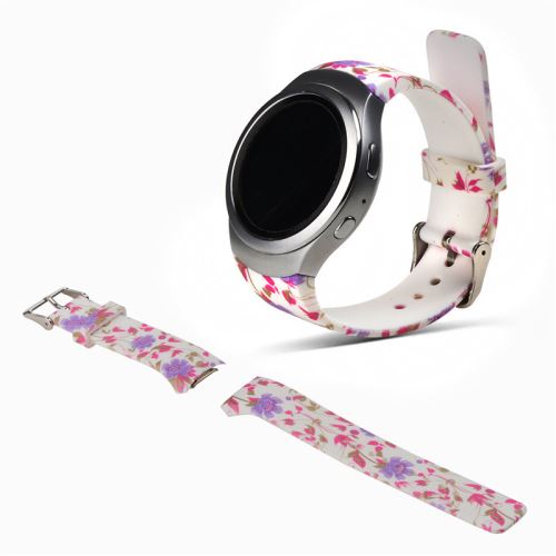 Bracelet en silicone Camuflagem pour SAMSUNG Gear S2 R720 R730 - Fleur