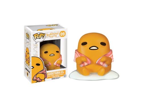 Figurine Gudetama - Gudetama The Lazy Egg With Bacon Pop 10cm