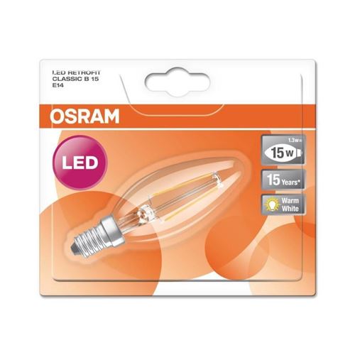 FlammeCulot 1w 2700kLot De 240vClaireBlanc 15w220 Led FilamentForme 1 Osram Pièce E141 Equivalent Ampoule Chaud 5Rq3jA4Lc