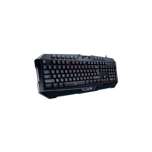 Genius Clavier Gamer Scorpion K20 - Filaire - Retroeclaire 7 Couleurs - Windows 7 / 8 - Noir