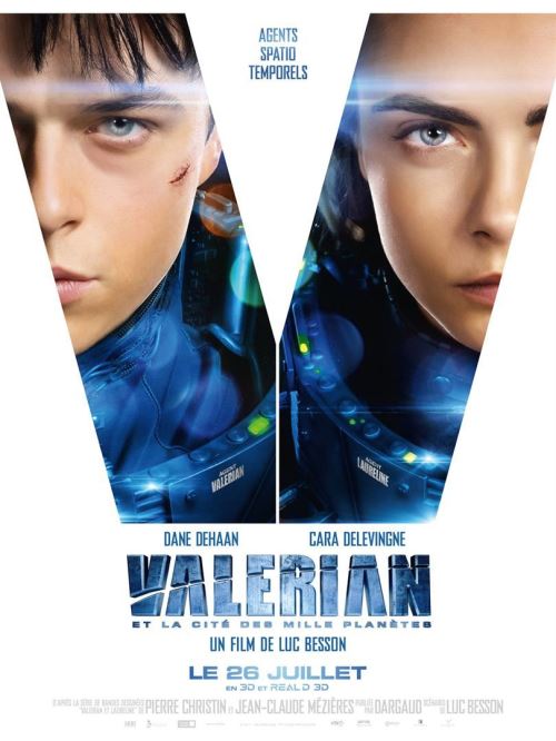 Valérian Et La Cité Des Mille Planètes AFFICHE CINEMA ORIGINALE