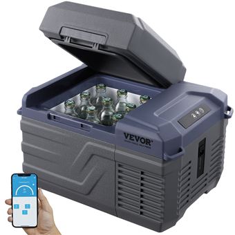 VEVOR Réfrigérateur Portable Pour Voiture Avec Contrôle Bluetooth Température Réglable 12L - 1