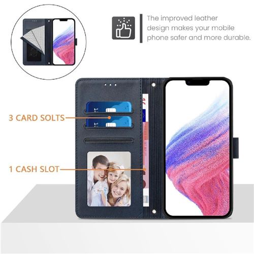 Coque Pour Realme C11 2021, Coque Protection Coque Premium En Cuir Pu