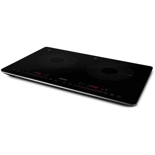 Non Communiqué Noir Plaque De Cuisson A Induction - Scp 4501Bk - 3400 W - 2 Foyers - Ultra Fin