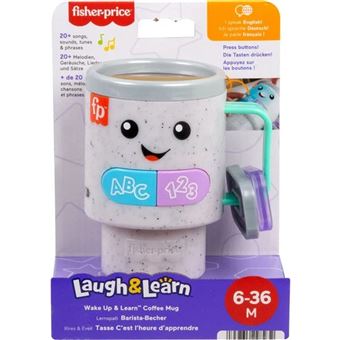 Fisher-Price - Jouet d'éveil interactif : tasse à café - 1