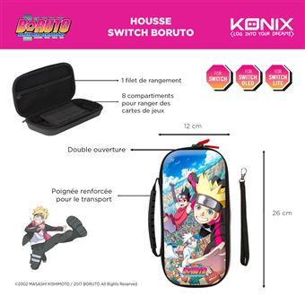 Housse de protection pour Nintendo Switch Konix Boruto