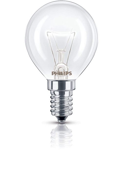 Philips Ampoule LED Sphérique Culot E14, 4 W Équivalent 40 W, Blanc Chaud 2700K, Dépolie