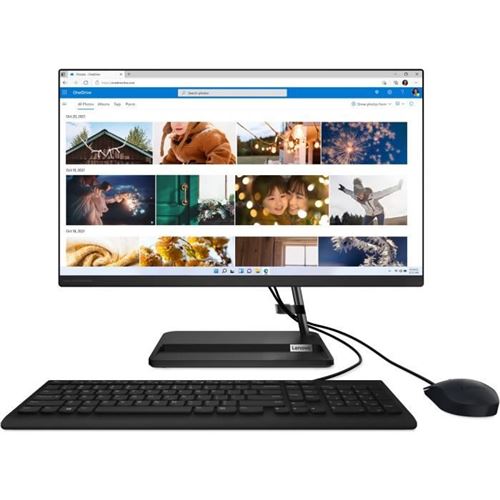 Pc De Bureau Tout-En-Un - Lenovo Ideacentre 3 24Iap7 - 23.8 Fhd - Intel Core I5 12450H - 16Go Ram - 512 Go Ssd - Sans Windows