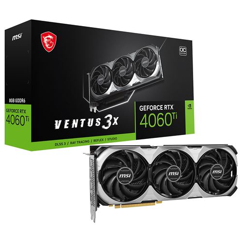 Msi Geforce Rtx 4060 Ti Ventus 3X E 8G Oc