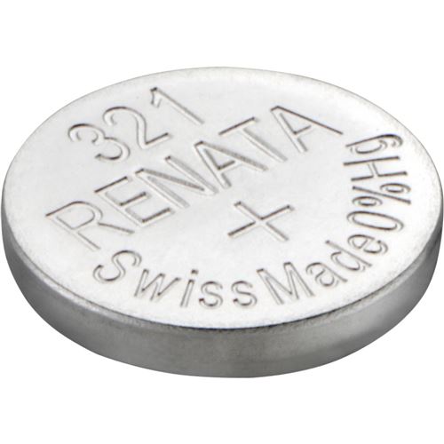 RENATA Pile bouton Silver Oxyde 321 / SR616 SW 0% Mercure 1,55V