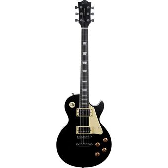 Guitare single cut Eko LS 300 Black - 1